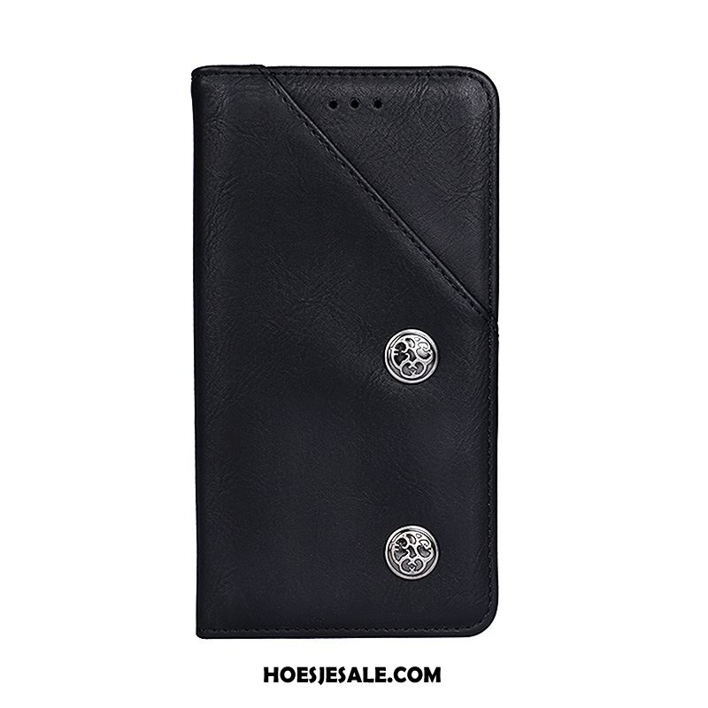 Huawei Y7 2019 Hoesje Folio Kaart Bescherming Leren Etui Hoes Sale