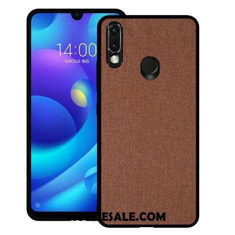 Huawei Y7 2019 Hoesje Leer Anti-fall Mobiele Telefoon Grijs Bescherming Aanbiedingen