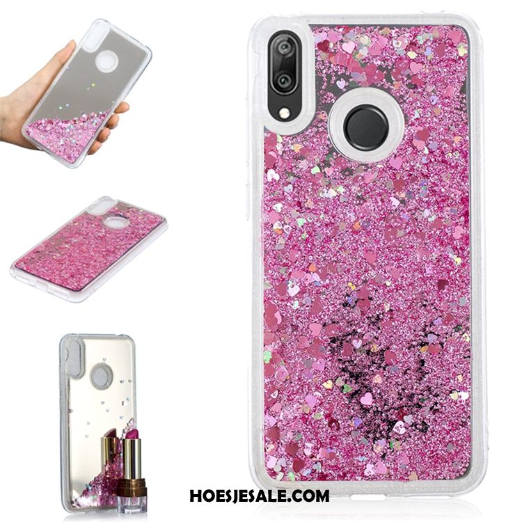 Huawei Y7 2019 Hoesje Mobiele Telefoon Drijfzand Trend Purper Sale