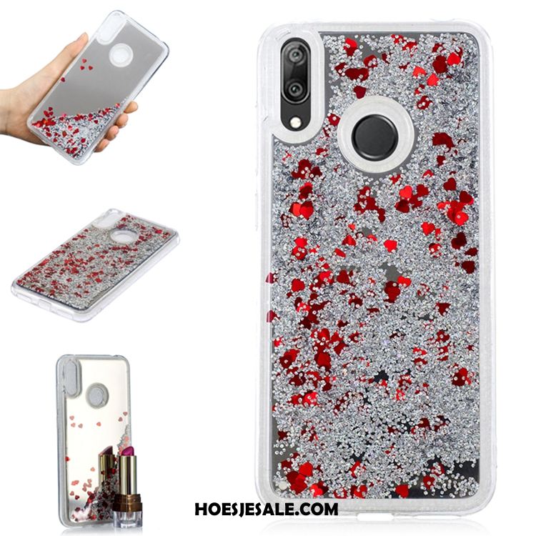 Huawei Y7 2019 Hoesje Mobiele Telefoon Drijfzand Trend Purper Sale