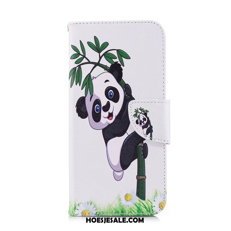 Huawei Y7 2019 Hoesje Mobiele Telefoon Leren Etui Bescherming Hoes Geschilderd Korting