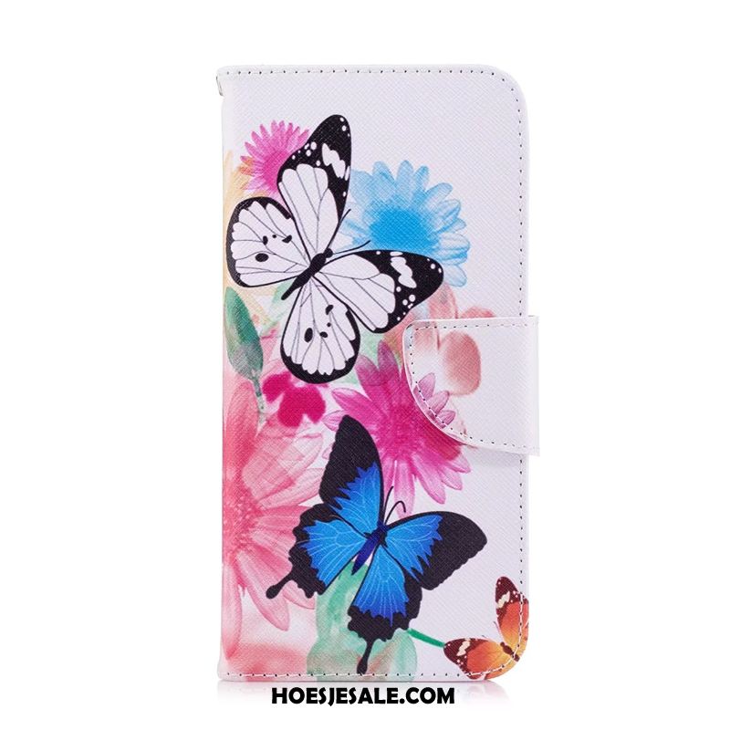 Huawei Y7 2019 Hoesje Mobiele Telefoon Leren Etui Bescherming Hoes Geschilderd Korting