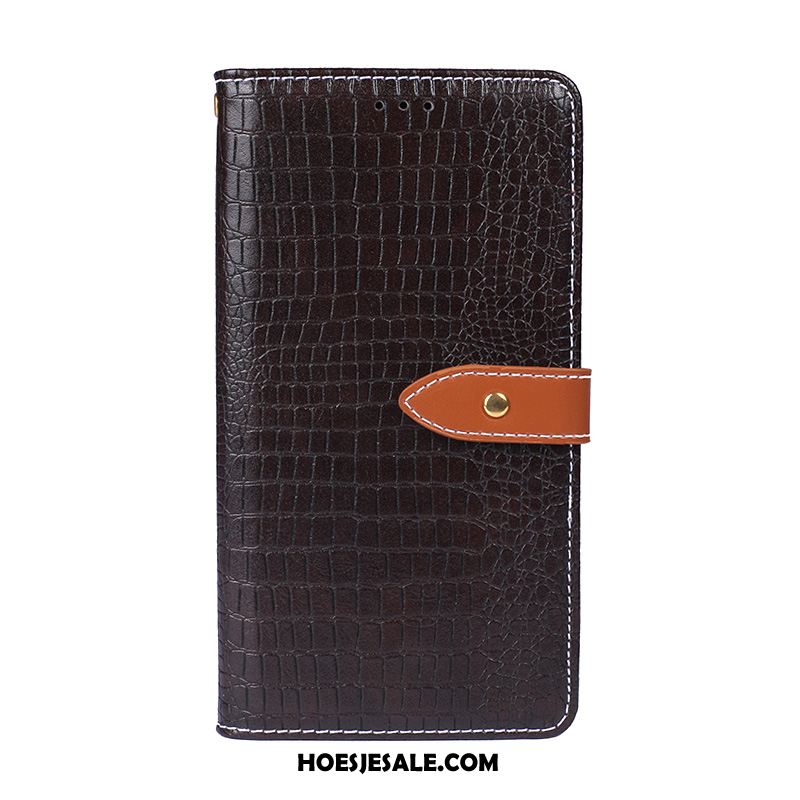Huawei Y7 2019 Hoesje Scheppend Leren Etui Bescherming Portemonnee Bedrijf Kopen