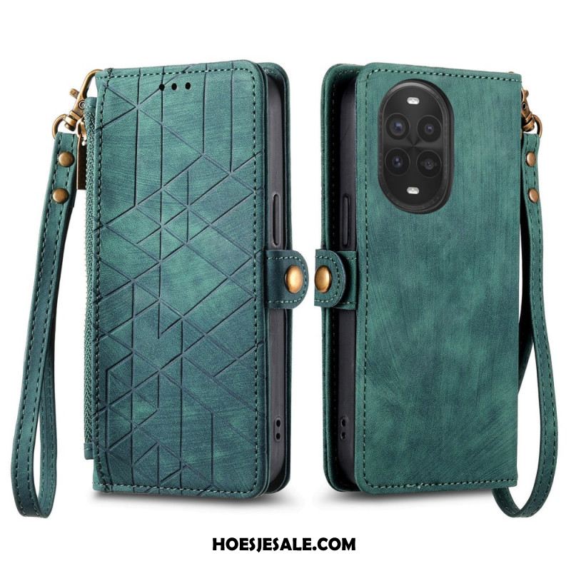 Leren Hoesje Huawei Nova 13 Pro Portemonnee Met Rits