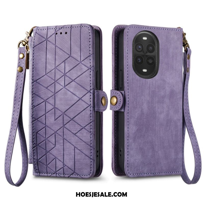 Leren Hoesje Huawei Nova 13 Pro Portemonnee Met Rits