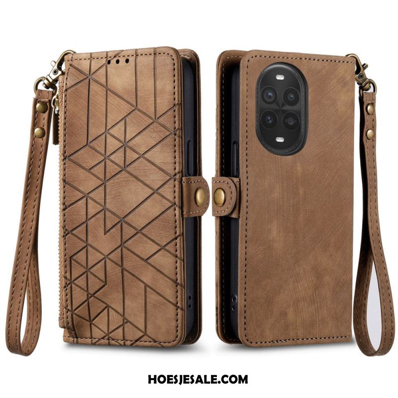 Leren Hoesje Huawei Nova 13 Pro Portemonnee Met Rits