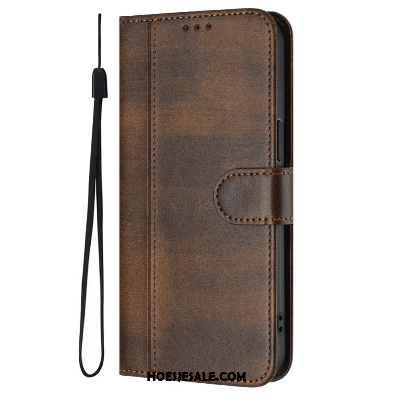 Leren Hoesje Huawei Nova 13 Pro Vintage Design Bescherming Hoesje