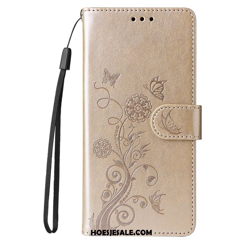 Leren Hoesje Oneplus 13 Bloemen