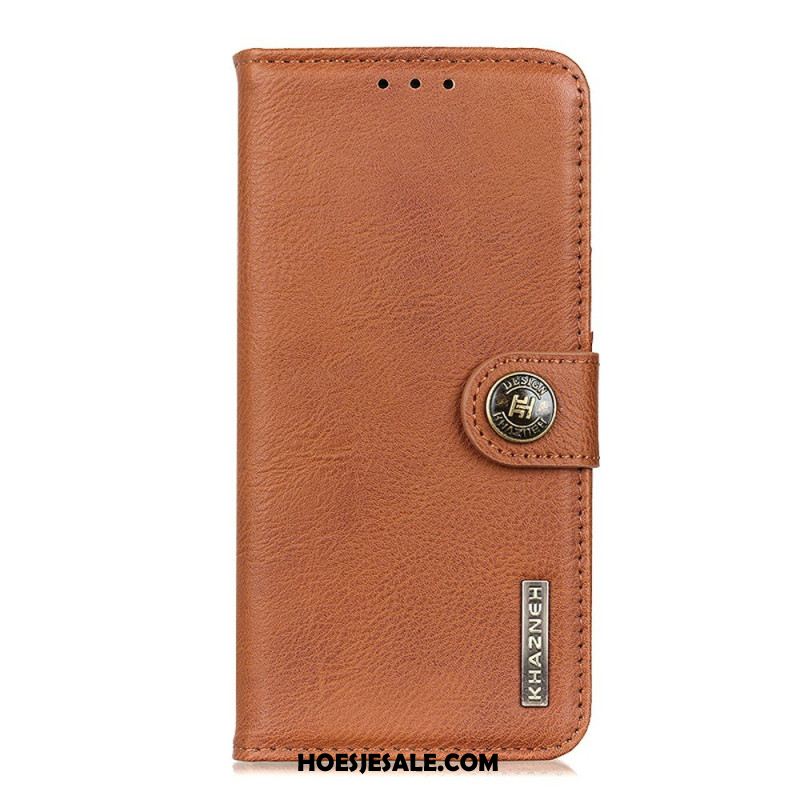 Leren Hoesje Oneplus 13 Khazneh Vintage Leer Bescherming Hoesje