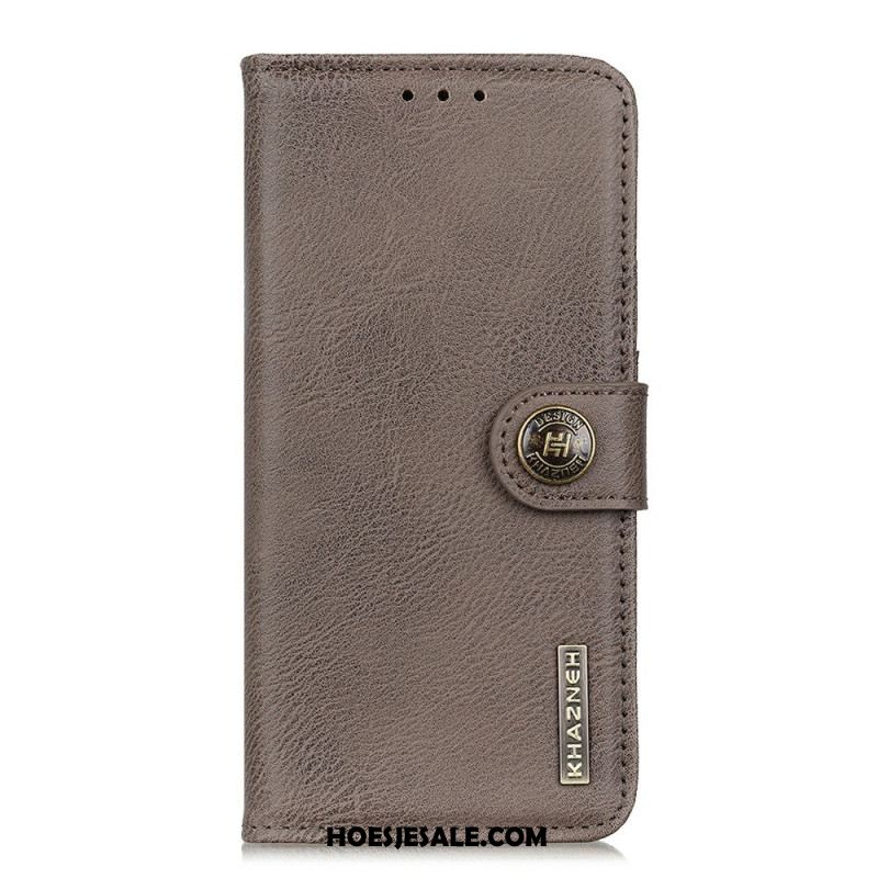 Leren Hoesje Oneplus 13 Khazneh Vintage Leer Bescherming Hoesje
