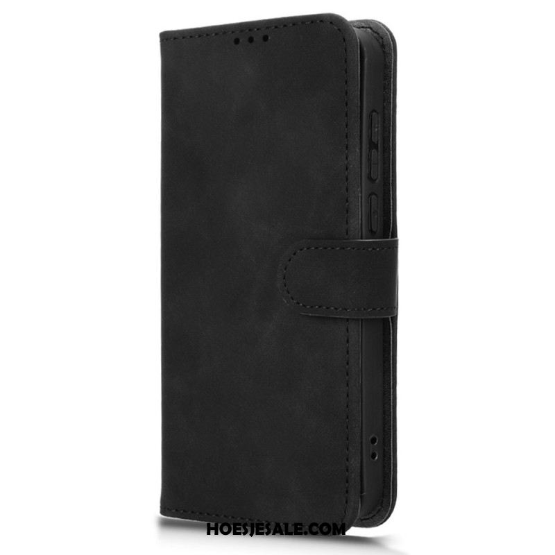 Leren Hoesje Oneplus 15 Suèdelook Bescherming Hoesje