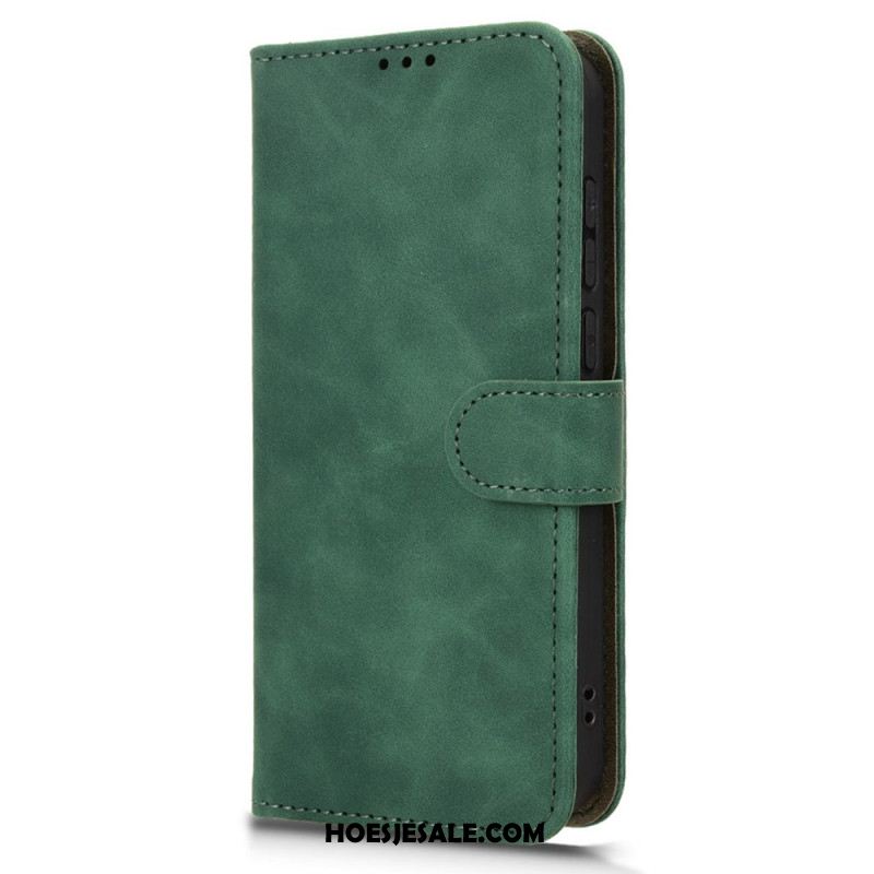 Leren Hoesje Oneplus 15 Suèdelook Bescherming Hoesje