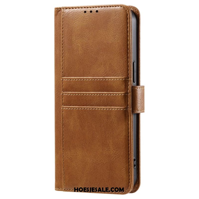 Leren Hoesje Oneplus 15r 6 Kaartsleuven En Draagkoord