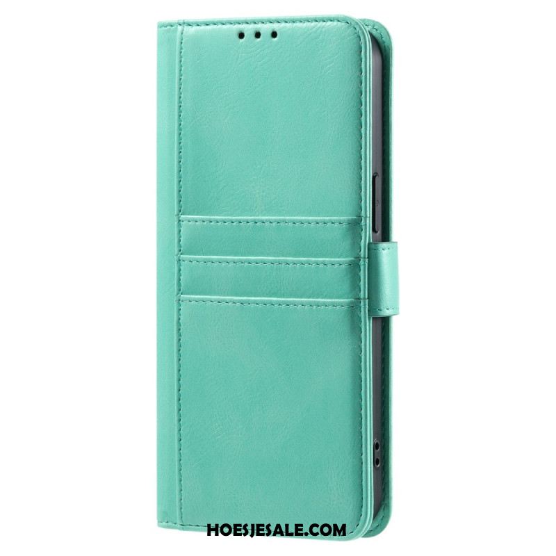 Leren Hoesje Oneplus 15r 6 Kaartsleuven En Draagkoord