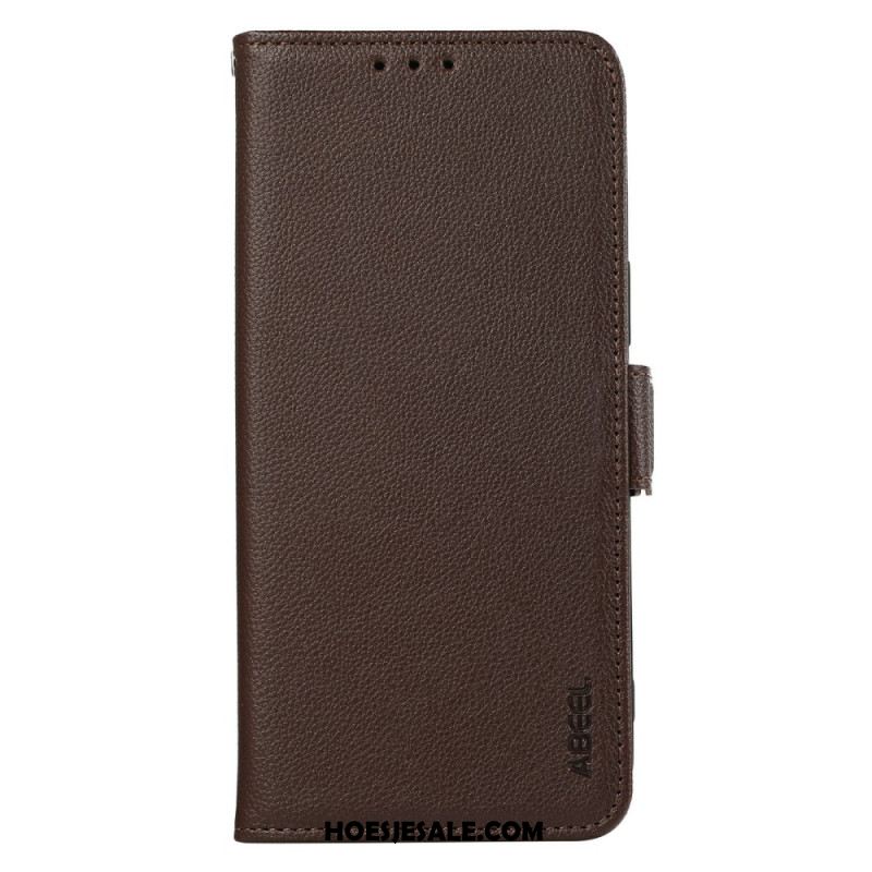 Leren Hoesje Oneplus 15r Abeel Lychee-textuur Bescherming Hoesje