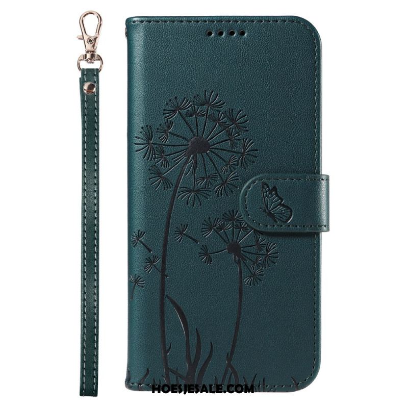 Leren Hoesje Oneplus Nord 4 Paardenbloemen Liefde Bescherming Hoesje