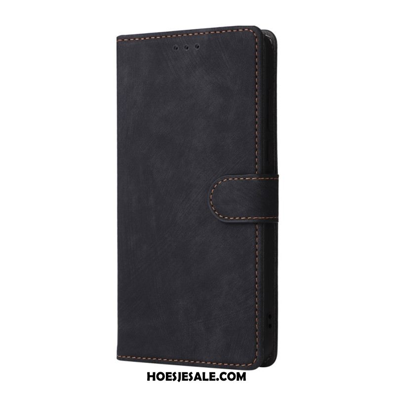 Leren Hoesje Oneplus Nord 5 Rfid-bescherming Met Suède-effect