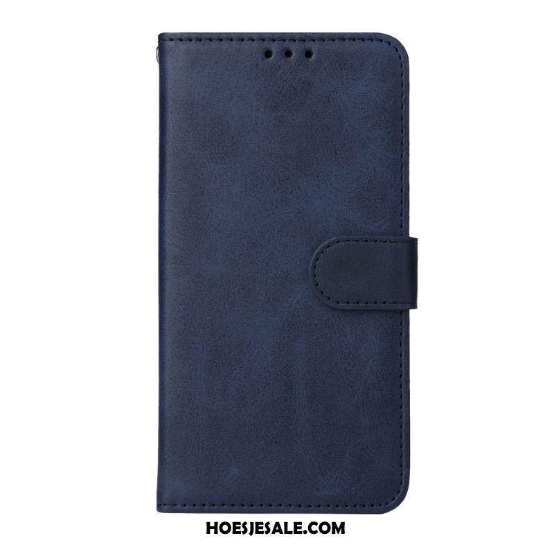 Leren Hoesje Oppo Find X9 5g Effen Bescherming Hoesje