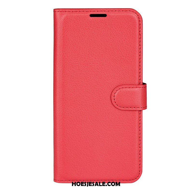 Leren Hoesje Oppo Find X9 5g Lychee Kunstleer Bescherming Hoesje