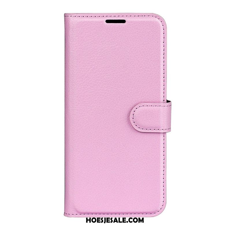 Leren Hoesje Oppo Find X9 5g Lychee Kunstleer Bescherming Hoesje