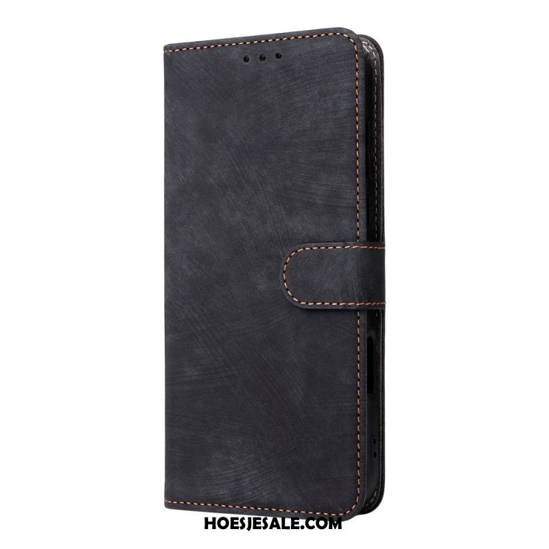 Leren Hoesje Oppo Find X9 Pro 5g Bandjes Met Suède-effect Bescherming Hoesje