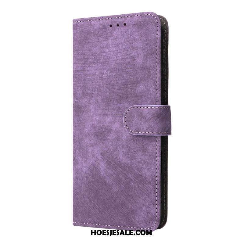 Leren Hoesje Oppo Find X9 Pro 5g Bandjes Met Suède-effect Bescherming Hoesje