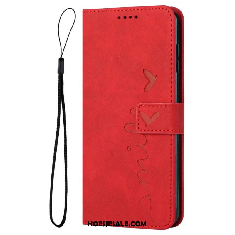 Leren Hoesje Oppo Reno 13 5g Smile