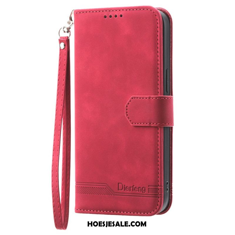 Leren Hoesje Oppo Reno 13 Pro 5g Dierfeng Bescherming Hoesje