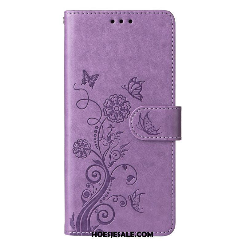 Leren Hoesje Oppo Reno 13 Pro 5g Floraliën Bescherming Hoesje