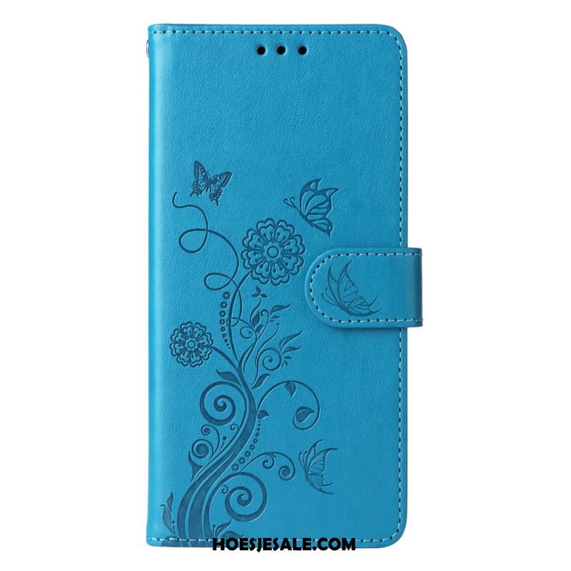 Leren Hoesje Oppo Reno 13 Pro 5g Floraliën Bescherming Hoesje