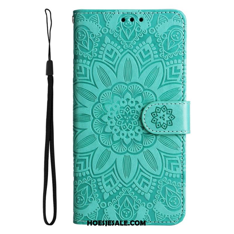 Leren Hoesje Oppo Reno 13 Pro 5g Zonnebloem