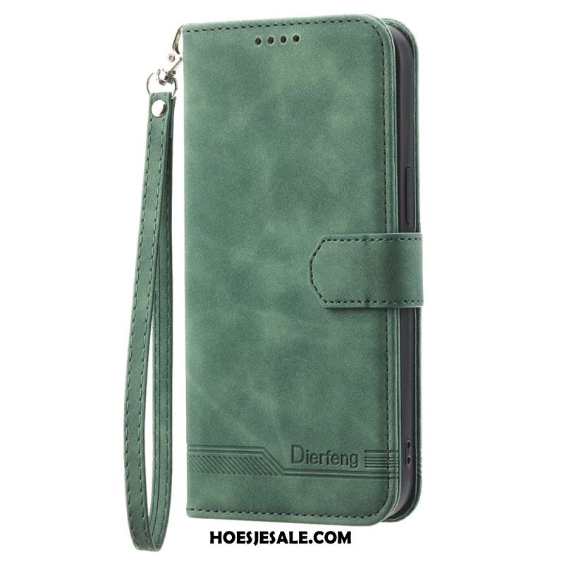 Leren Hoesje Oppo Reno 13f 4g / 5g / 13 Fs 5g Dierfeng Bescherming Hoesje