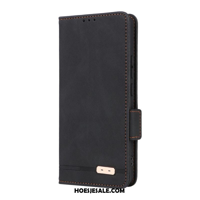 Leren Hoesje Oppo Reno 13f 4g / 5g / 13 Fs 5g Retro Design Bescherming Hoesje