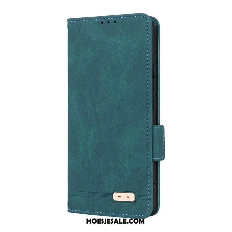 Leren Hoesje Oppo Reno 13f 4g / 5g / 13 Fs 5g Retro Design Bescherming Hoesje