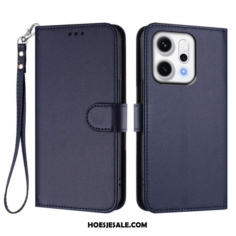 Leren Hoesje Oppo Reno 14 5g Monochroom