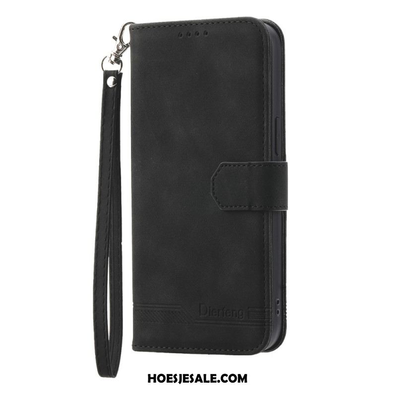 Leren Hoesje Oppo Reno 14 Pro 5g Dierfeng Bescherming Hoesje