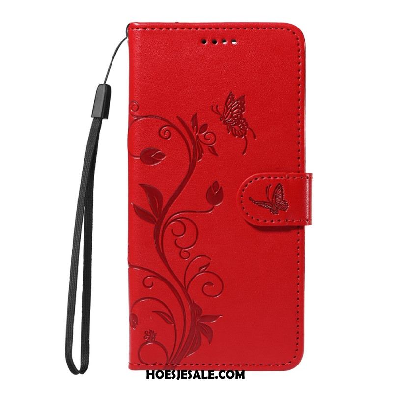 Leren Hoesje Oppo Reno 14 Pro 5g Klein Bloemen
