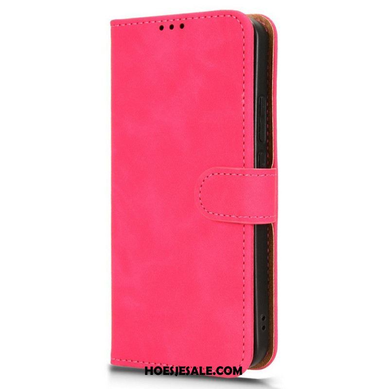 Leren Hoesje Oppo Reno 14 Pro 5g Suède-effect