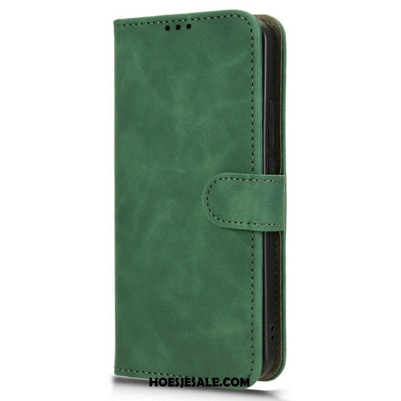 Leren Hoesje Oppo Reno 14 Pro 5g Suède-effect