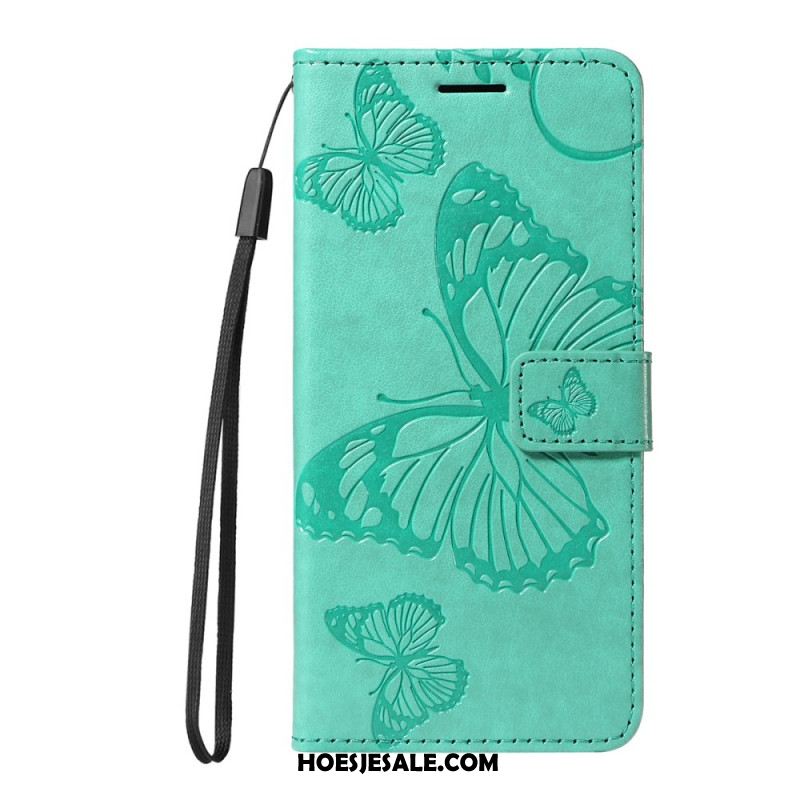 Leren Hoesje Oppo Reno 14f 5g Reuzenvlinders