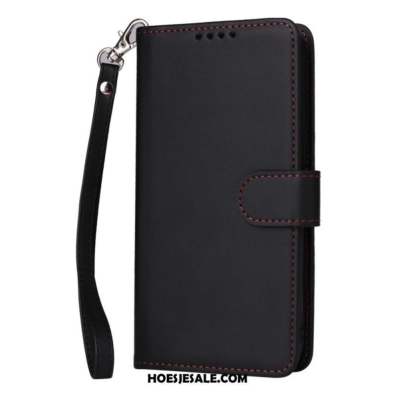 Leren Hoesje Samsung Galaxy A17 4g / 5g Afneembaar Hoesje Bescherming Hoesje
