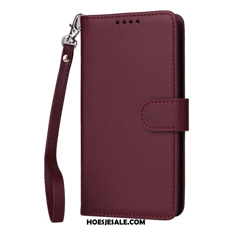 Leren Hoesje Samsung Galaxy A17 4g / 5g Afneembaar Hoesje Bescherming Hoesje