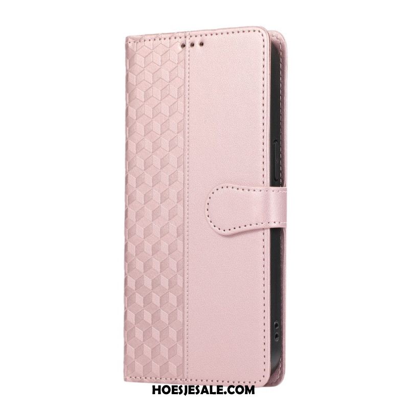 Leren Hoesje Samsung Galaxy A17 4g / 5g Rand Bescherming Hoesje