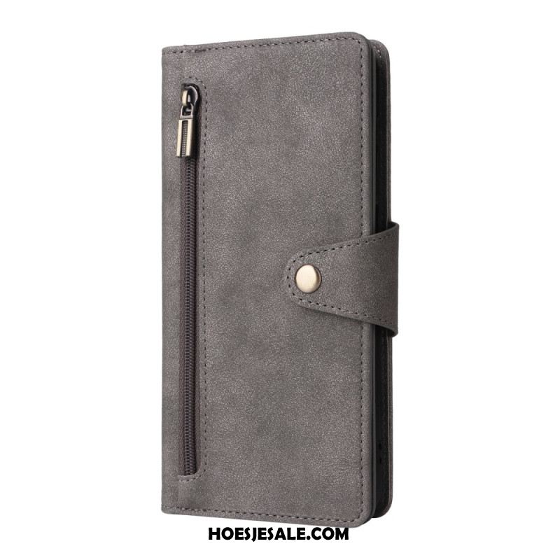 Leren Hoesje Samsung Galaxy A17 4g / 5g Stijlvolle Portemonnee Bescherming Hoesje