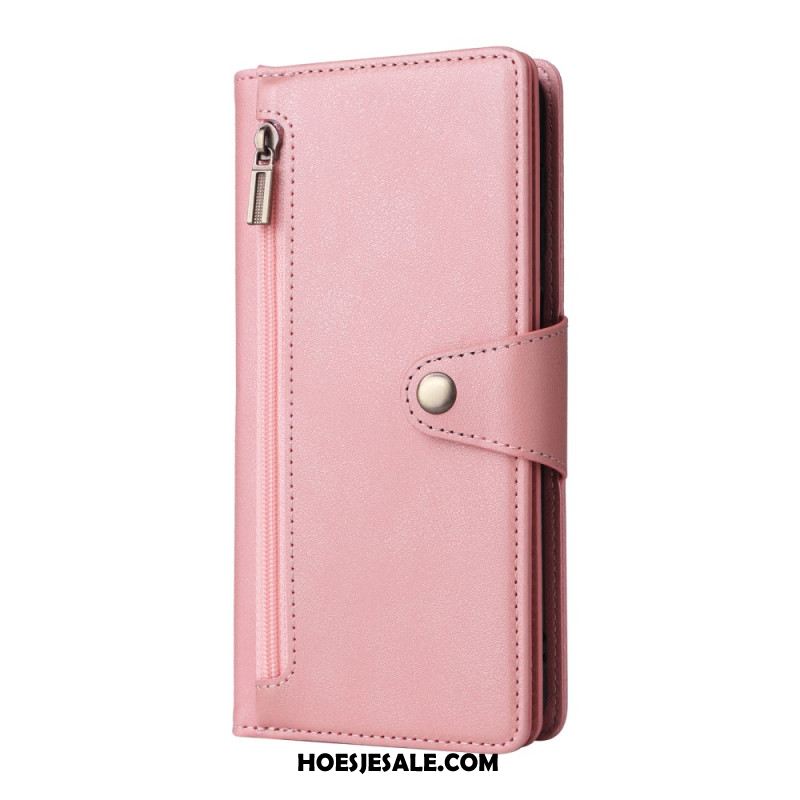 Leren Hoesje Samsung Galaxy A17 4g / 5g Stijlvolle Portemonnee Bescherming Hoesje