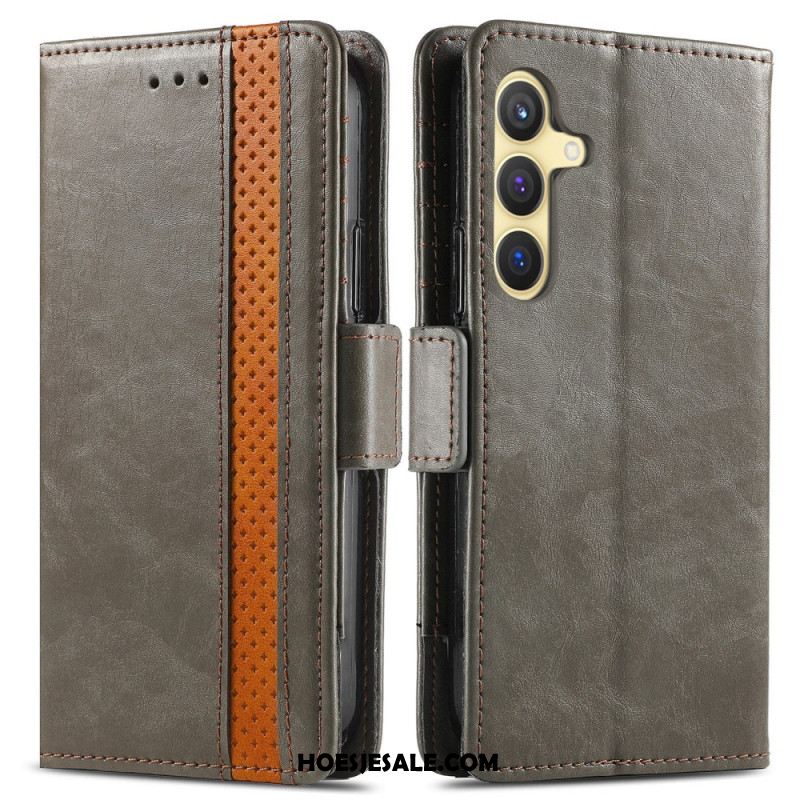 Leren Hoesje Samsung Galaxy S25 5g Caseneo Rfid Bescherming Bescherming Hoesje