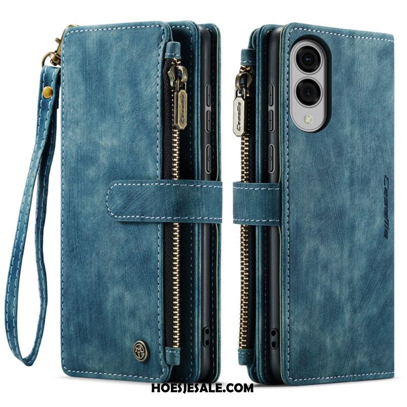 Leren Hoesje Samsung Galaxy S25 5g Edge Caseme Portemonnee