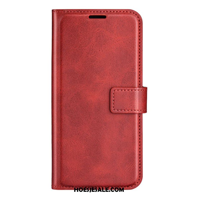 Leren Hoesje Samsung Galaxy S25 5g Edge Lederstijl Bescherming Hoesje