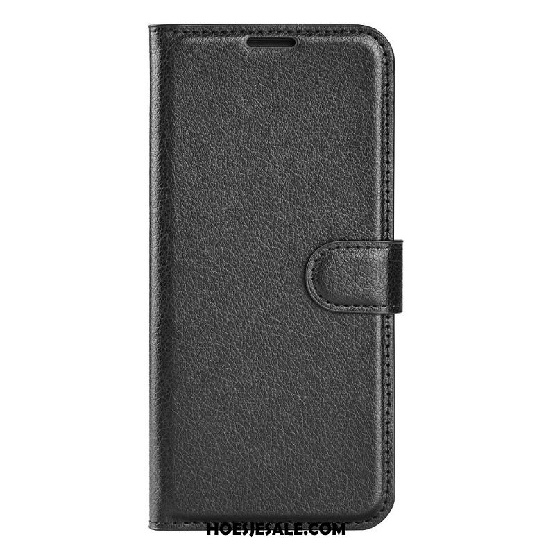 Leren Hoesje Samsung Galaxy S25 5g Edge Lychee Kunstleer Bescherming Hoesje