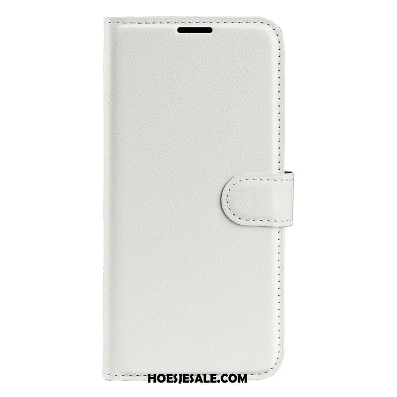 Leren Hoesje Samsung Galaxy S25 5g Edge Lychee Kunstleer Bescherming Hoesje